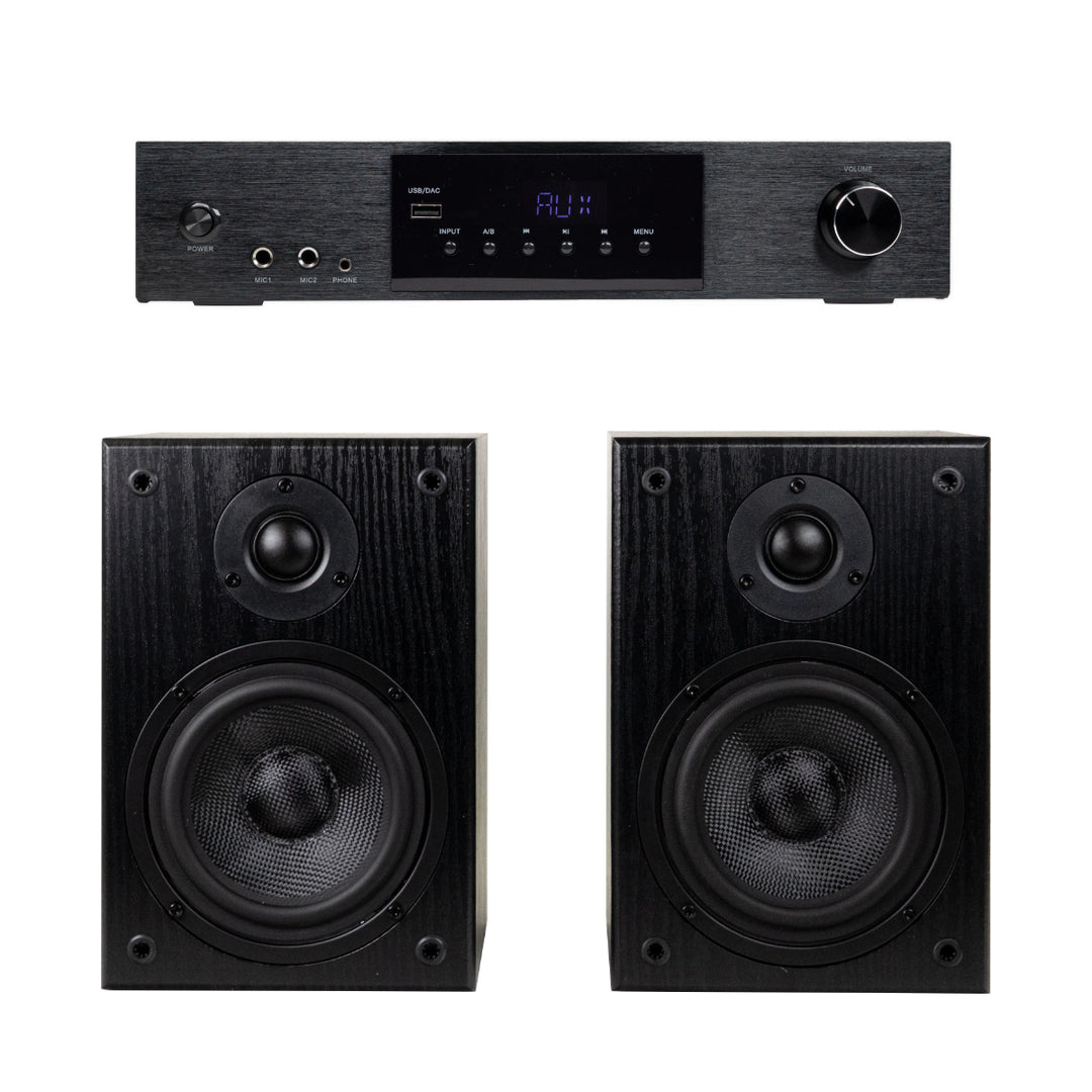 SoundMate HBS-05 Hyllykaiuttimet & HiFi Vahvistin