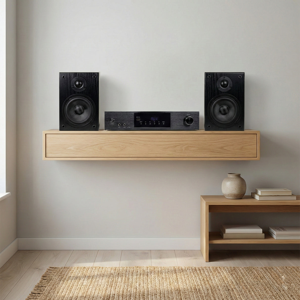 SoundMate HBS-05 Hyllykaiuttimet & HiFi Vahvistin