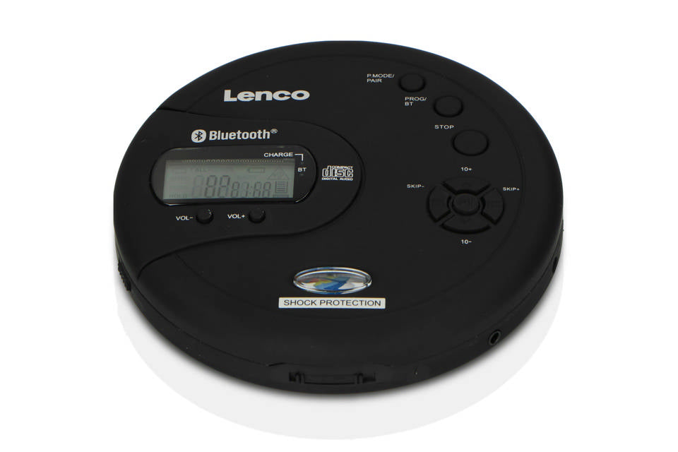 Lenco CD-300BK Kannettava CD-soitin w. Bluetooth