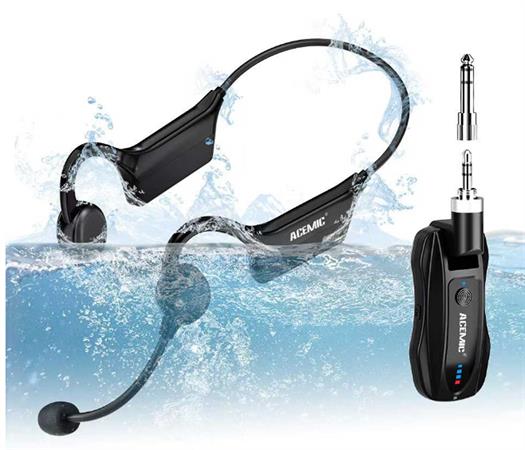 Acemic vedeltä suojattu langaton headset - HS-1