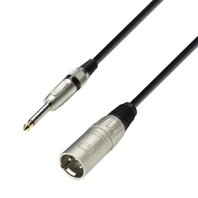6,3mm Jack naar XLR uros (6m)
