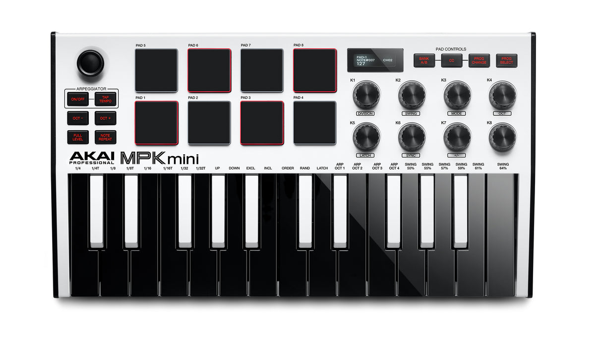 Akai MPK Mini Mk3 (valkoinen)