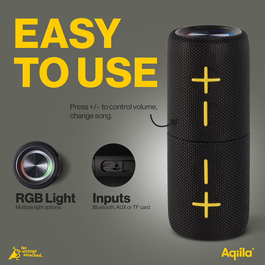Aqiila Soundbird Duo 2-in-1 Portable Speaker