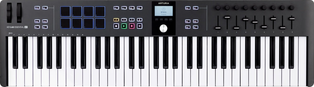 Arturia KeyLab Essential MK3-61 MIDI-Kosketinsoitin (Musta)