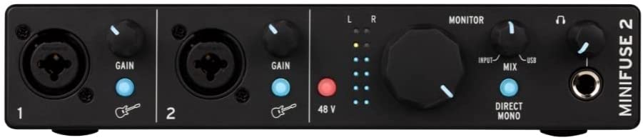 Arturia Minifuse 2 -äänikortti (musta)