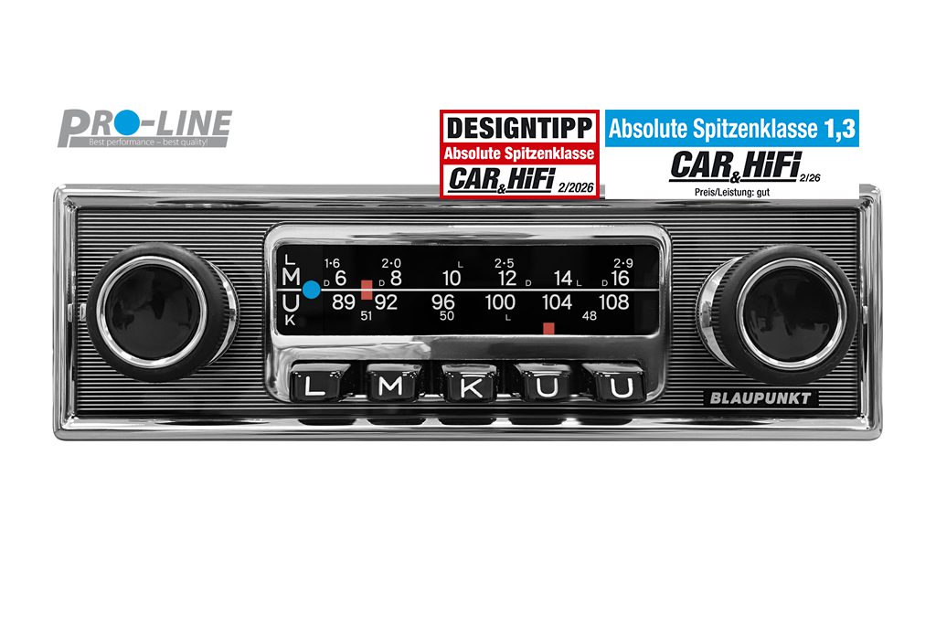 Blaupunkt FRANKFURT MB Retro autoradio, Bluetooth, FM/DAB+