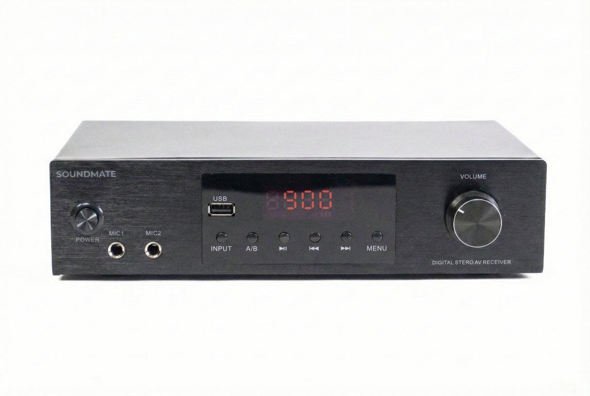 SoundMate HBS-05 Hyllykaiuttimet & Vahvistin Bundle