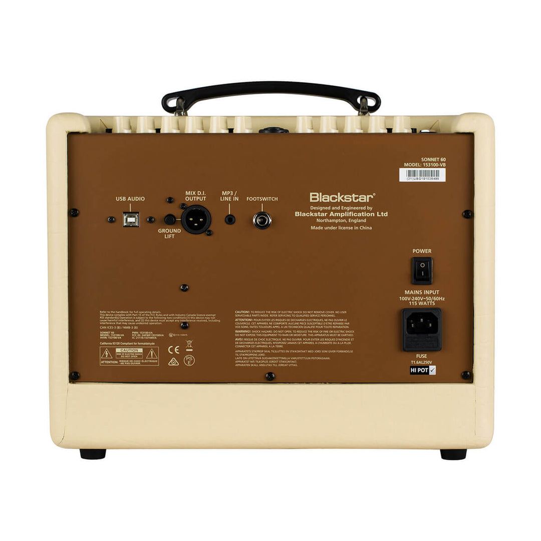 Blackstar Sonnet 60 akustinen kitaravahvistin (Blond)