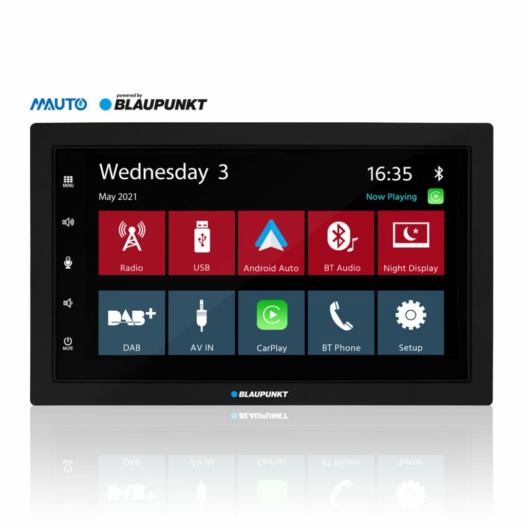 Blaupunkt Oslo 600 DAB m. Langaton CarPlay, Android, DAB+ ja Bluetooth