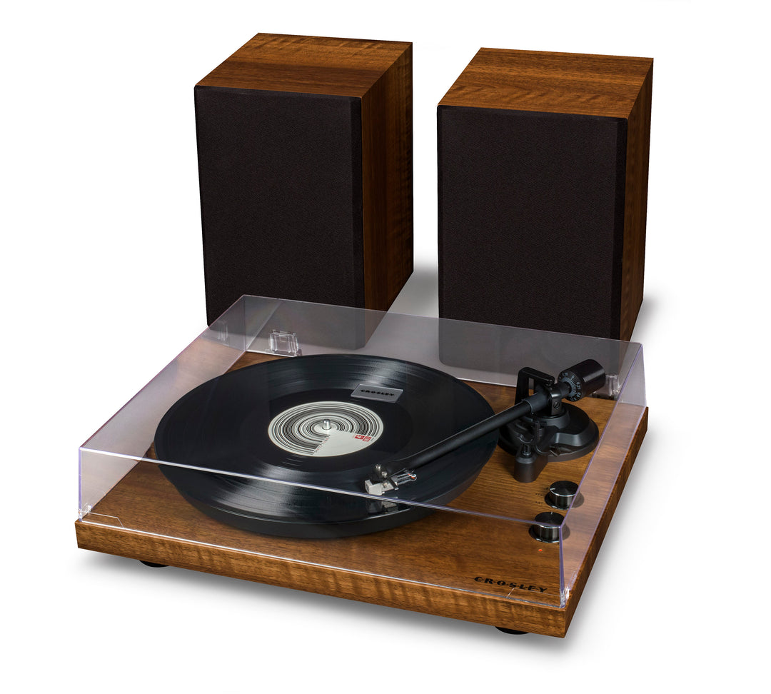 Crosley C62 Levysoitin kaiuttimilla (pähkinä)
