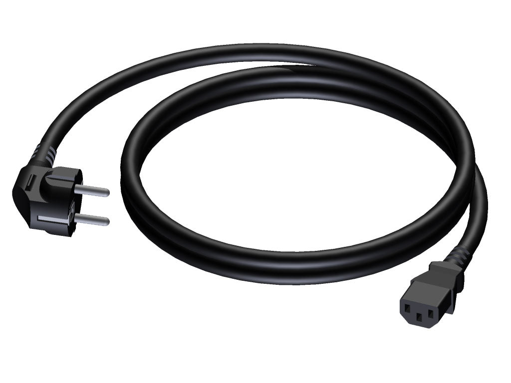 ProCab virtakaapeli 3x1,5 mm², naaras Euro>Schuko uros, 10 m (kumi)