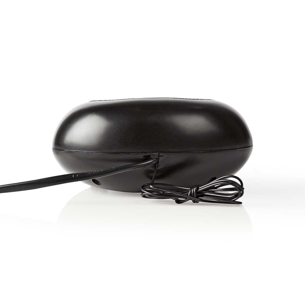 Kelloradio herätyskellolla (soikea)