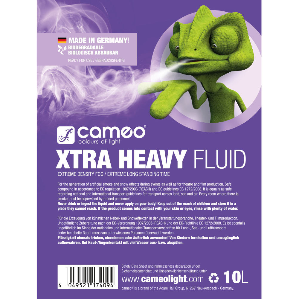 Cameo XTRA HEAVY FLUID 10 L - Sumuneste erittäin korkealla tiheydellä ja todella pitkällä ripustusajalla 10 L