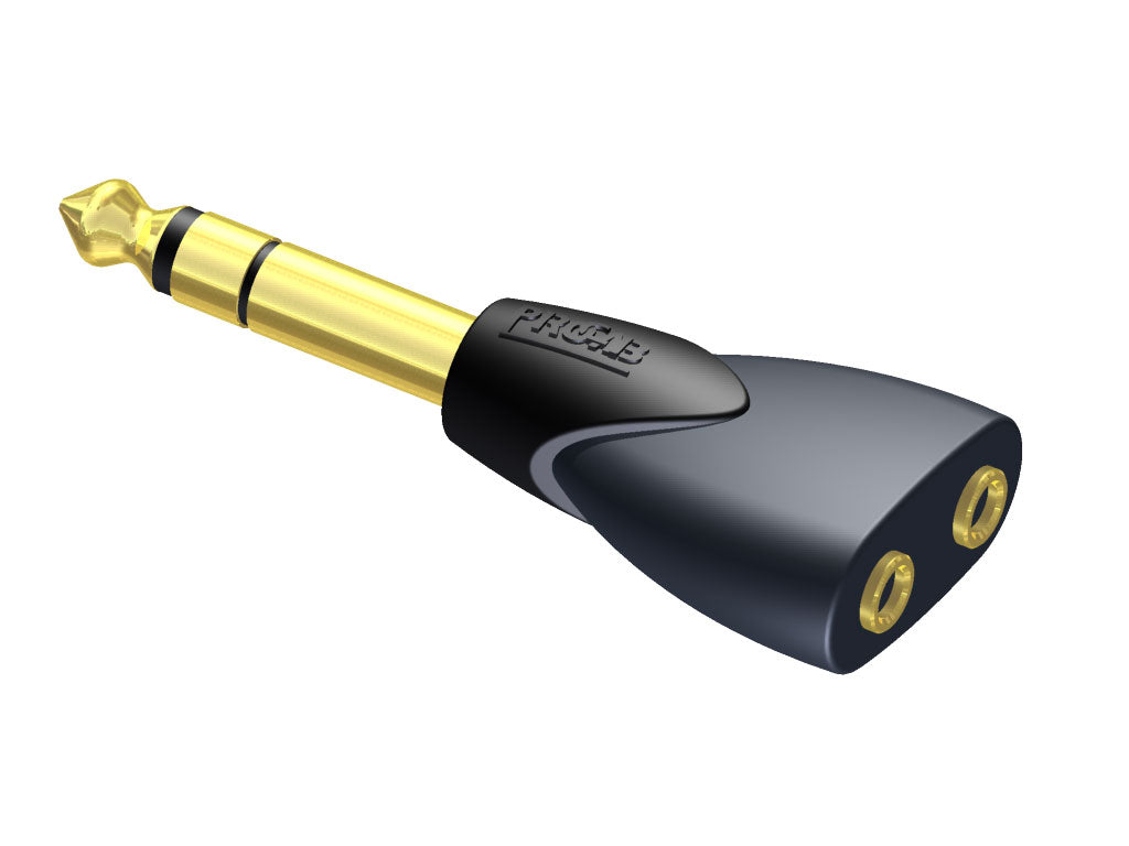 ProCab sovitin jack stereo uros>2 x mini jack stereo naaras