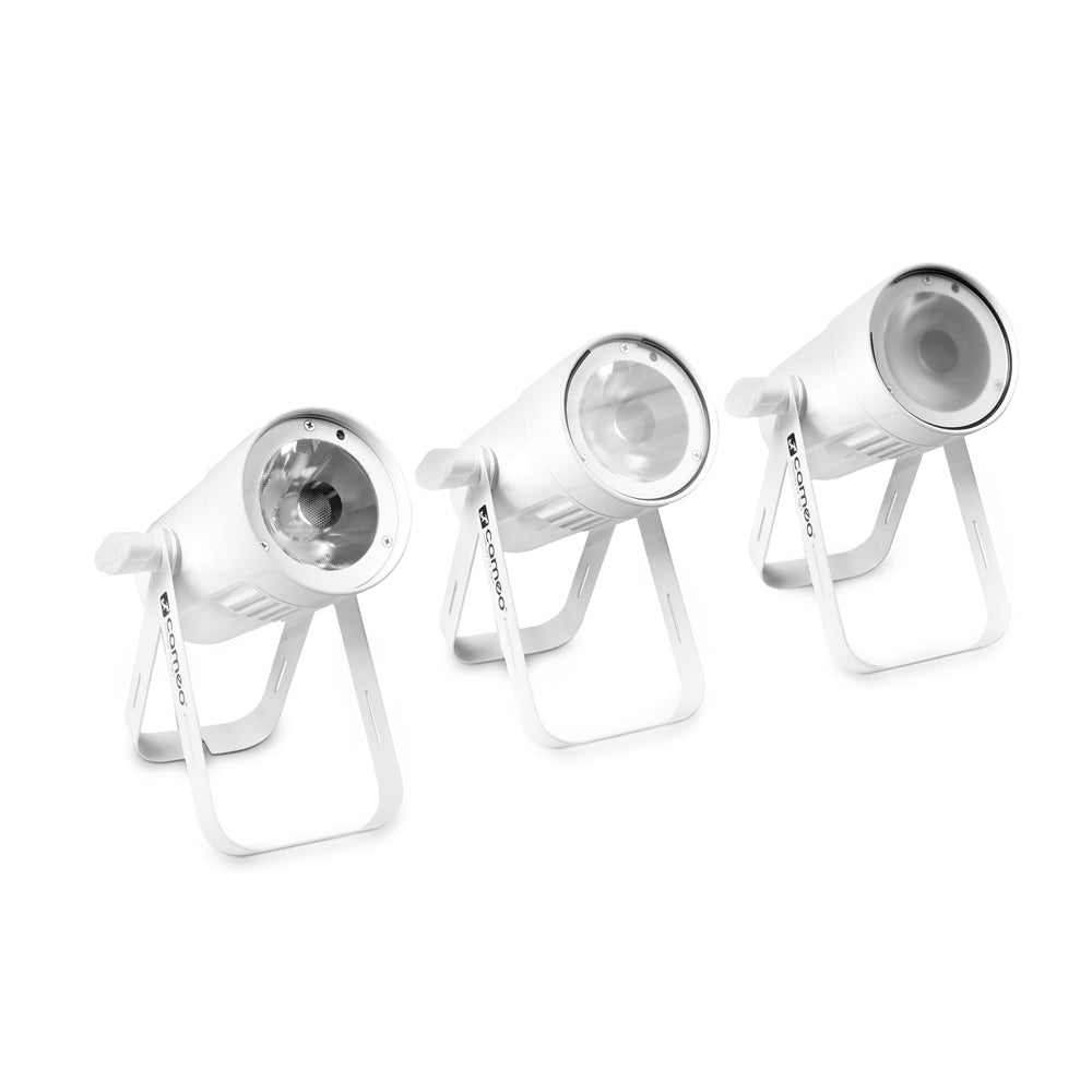 Cameo Q-SPOT 15 RGBW WH - Kompakti kohdevalaisin, jossa 15W RGBW LED valkoisessa kotelossa
