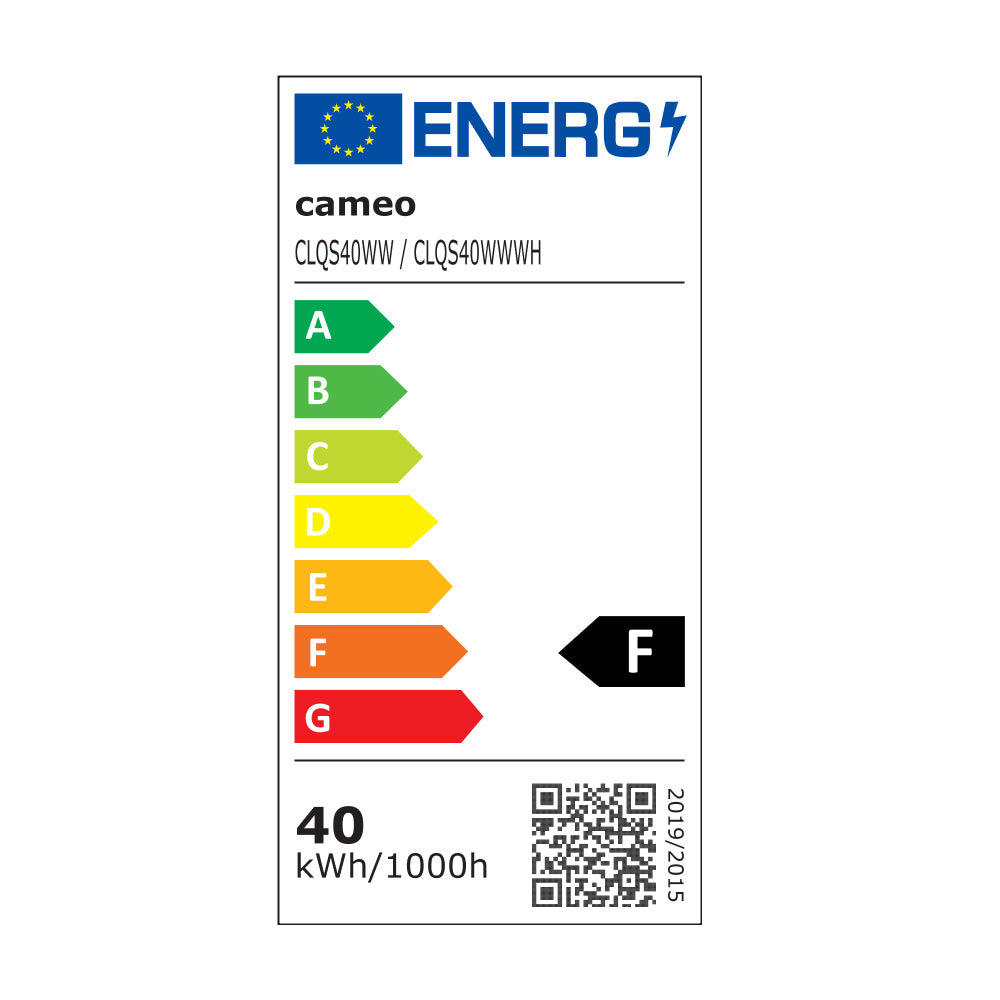 Cameo Q-SPOT 40 WW WH - Kompakti spot 40 W WW LED valkoisella viimeistelyllä