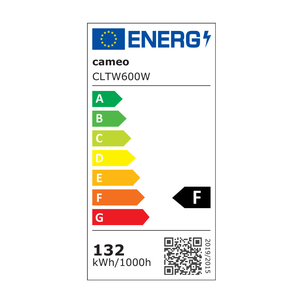 Cameo THUNDER® WASH 600 W - 3-in-1 strobe-, blinder- og wash-lys 648 x 0,2 W hvidt lys