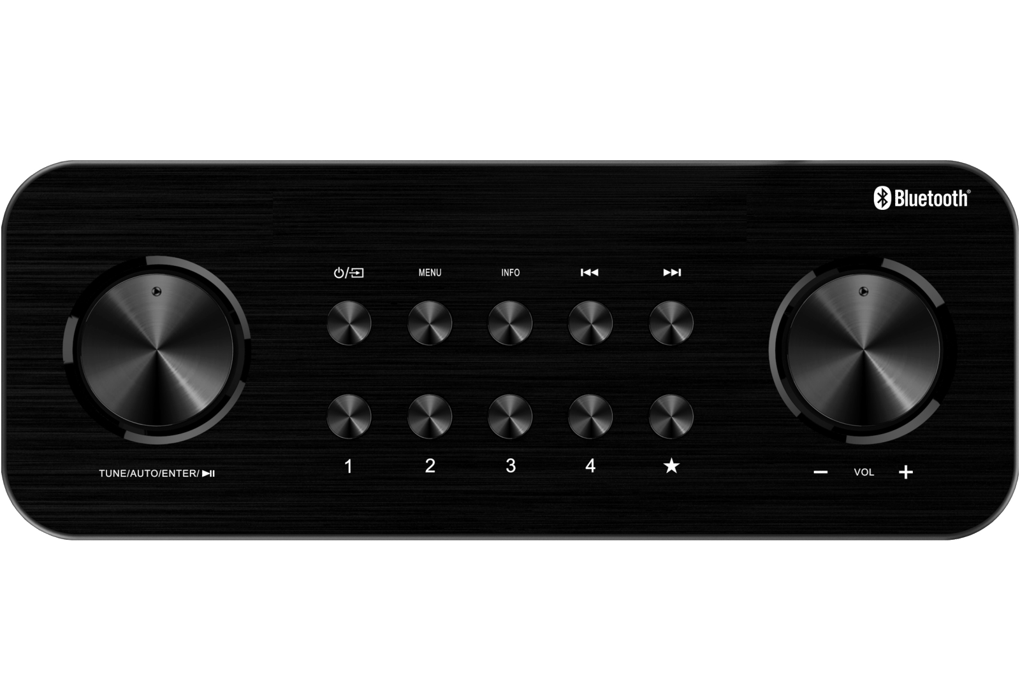 Kenwood CR-ST50DABB DAB+, Bluetooth Radio (musta) (musta)