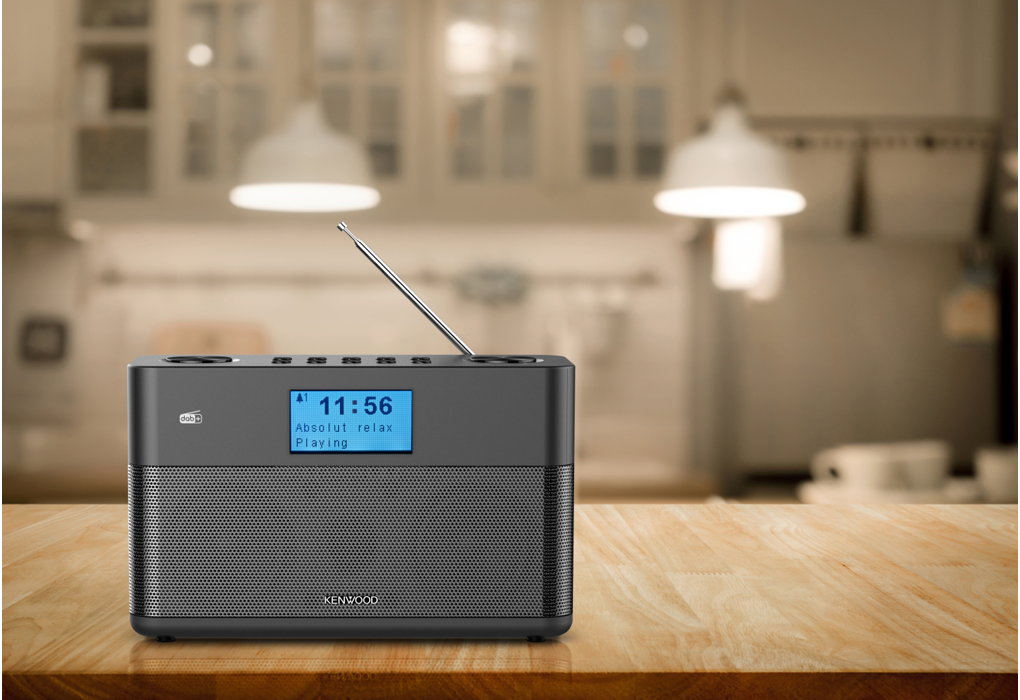 Kenwood CR-ST50DABB DAB+, Bluetooth Radio (musta) (musta)