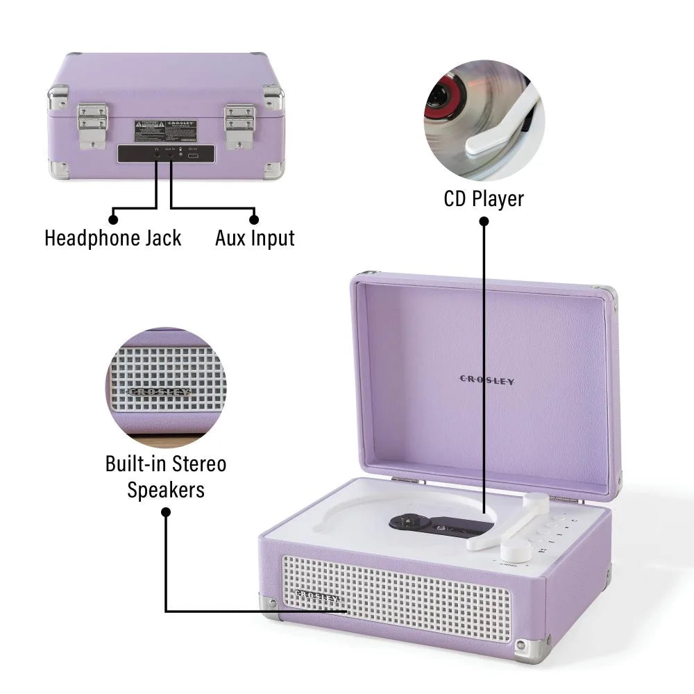Crosley Cruiser CD-soitin, Lavender