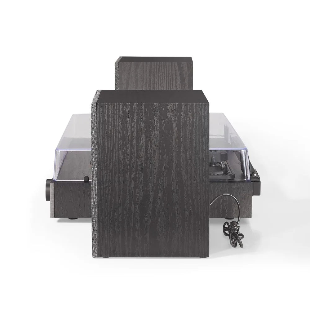 Crosley Zane Levysoitin kaiuttimilla, Sort