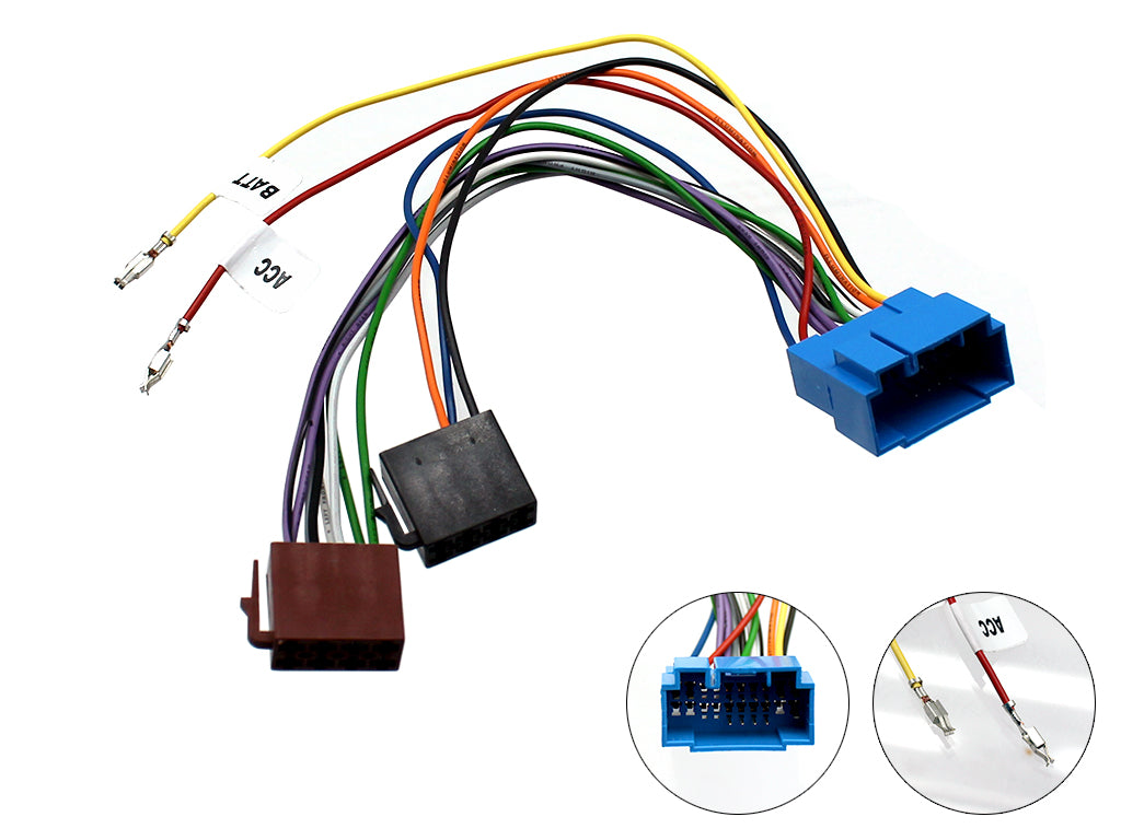 CT20NS08 ISO-liitin Fiatille, Hondalle, Nissanille, Opelille ja Suzukille.
