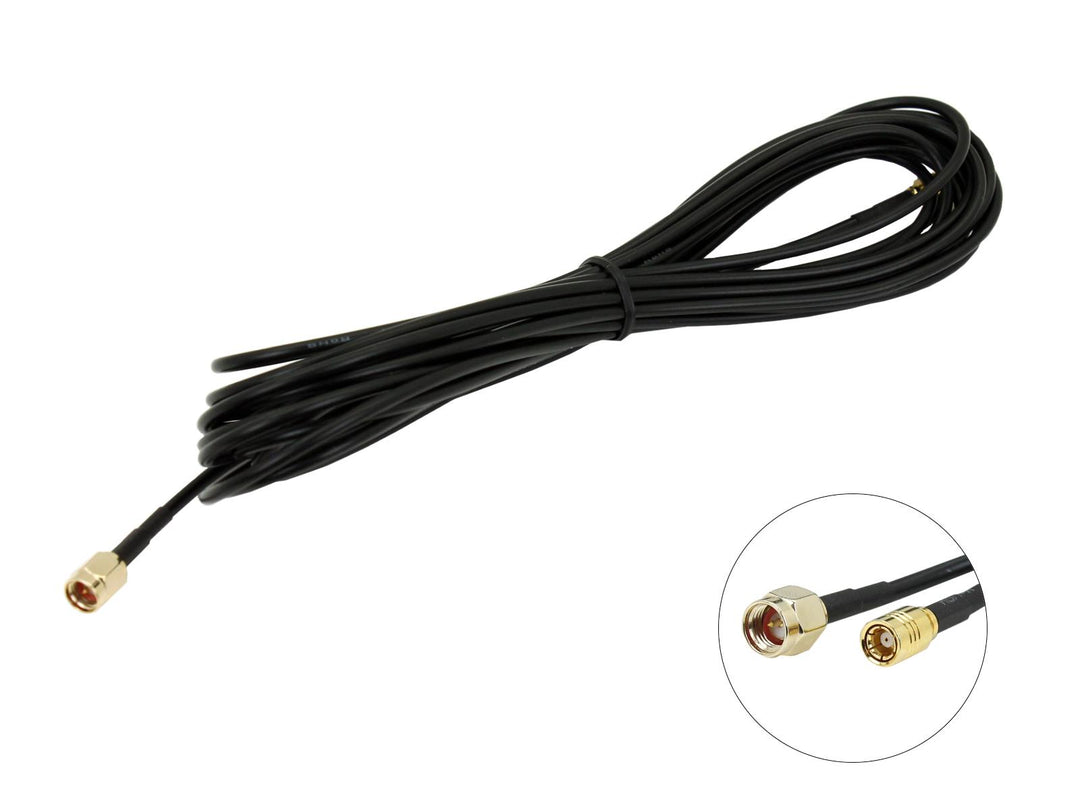 DAB antennikaapeli \- SMB Naaras SMB Uros (5m)