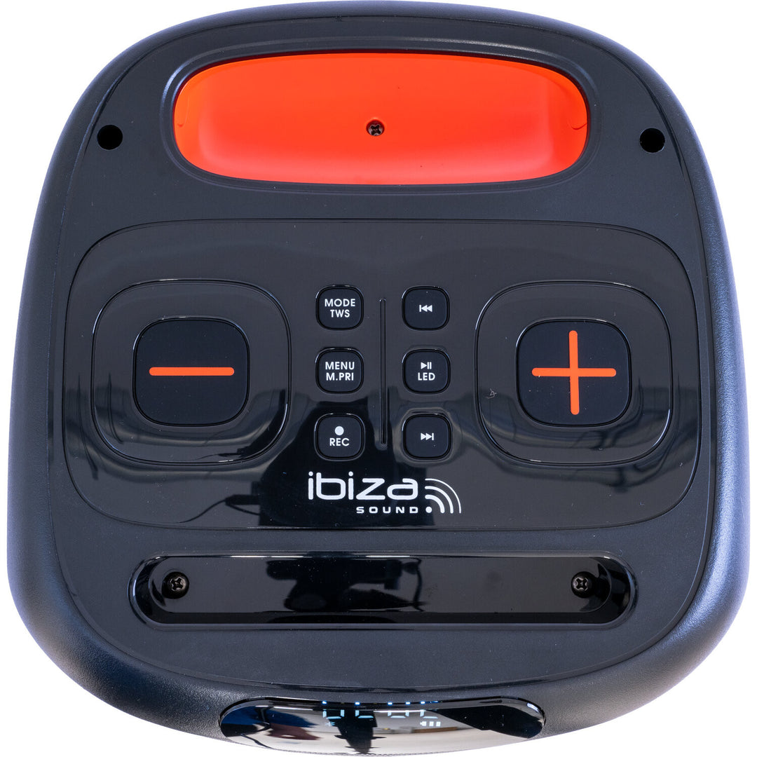 IBIZA Festikaiutin m. Valo ja Bluetooth
