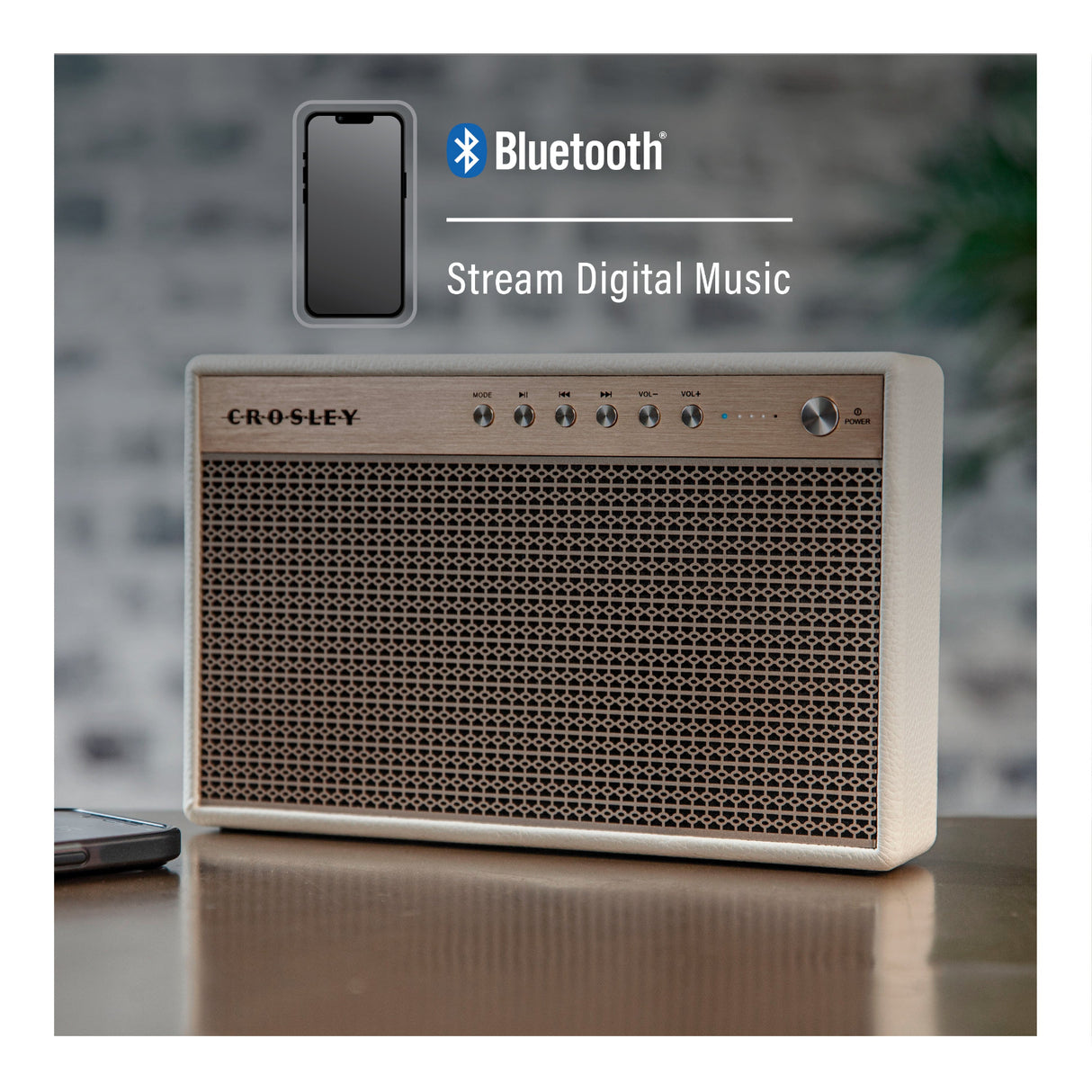 Crosley Montero Bluetooth Kaiutin (Valkoinen)