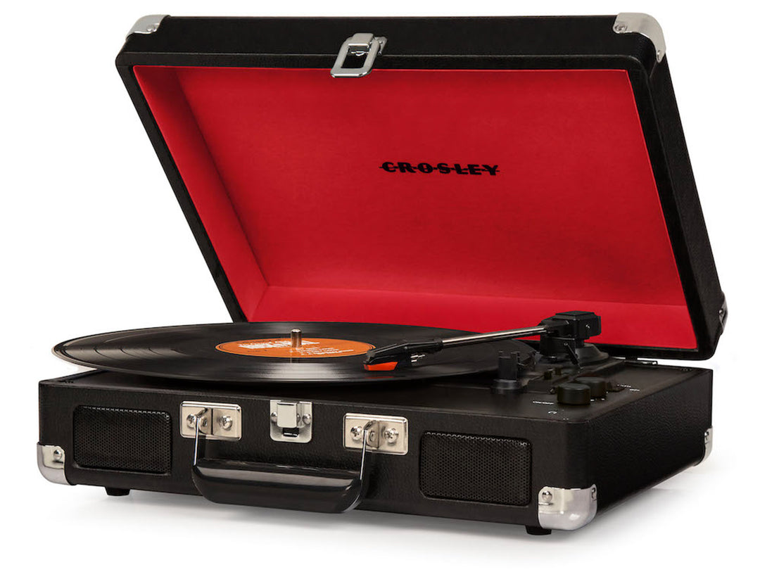 Crosley Cruiser Plus Levysoitin Kaksisuuntainen Bluetooth (musta)