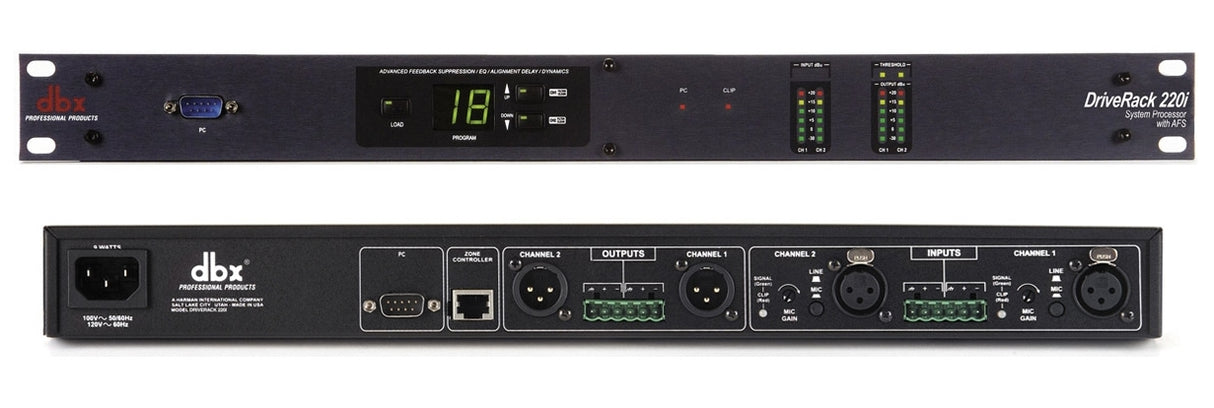 dbx DriveRack 220i -ääniprosessori