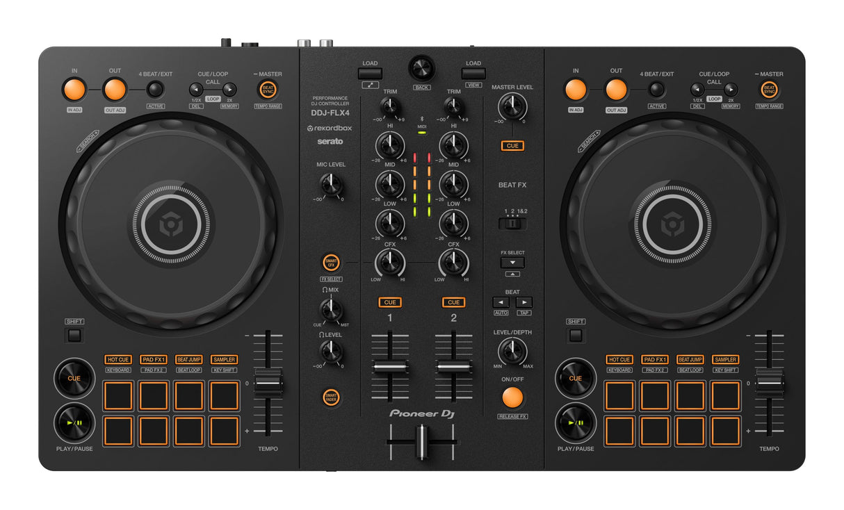 Pioneer DJ FLX4-kuulokkeiden paketti