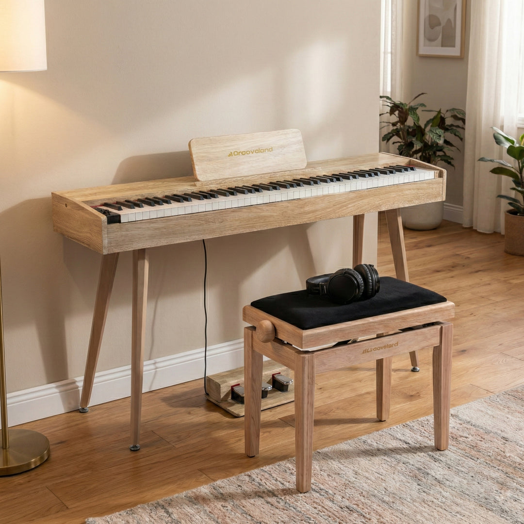 Grooveland DDP-140 sähköpiano (puu) -paketti