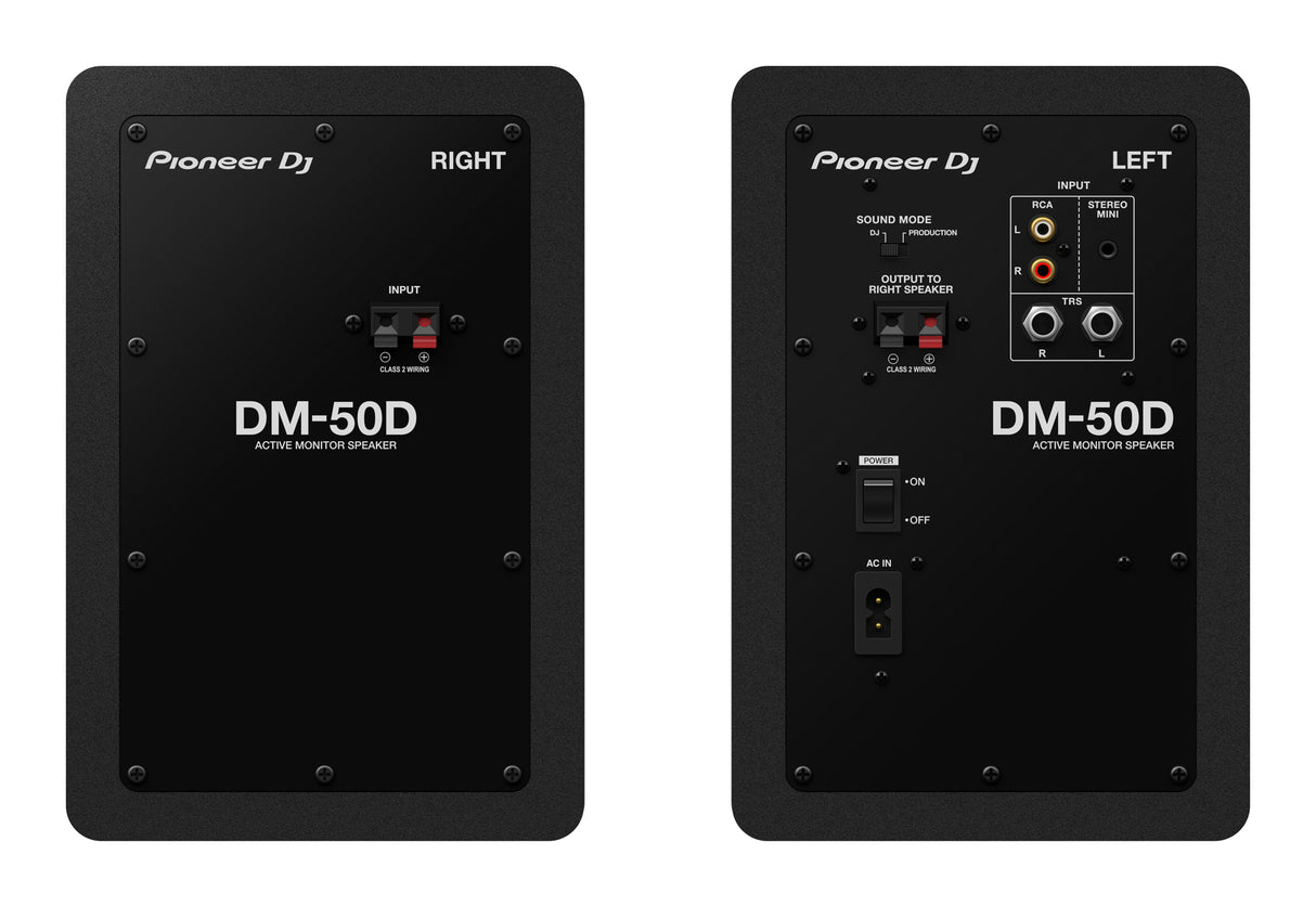 Pioneer DJ DM-50D (Musta)