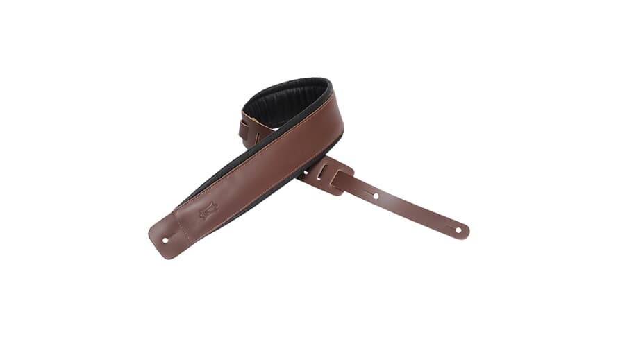 Levys DM1PD -kitarahihna 3", ruskea