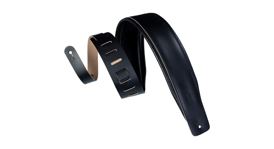 Levys DM1PD-XL -kitarahihna 3", musta, erittäin pitkä