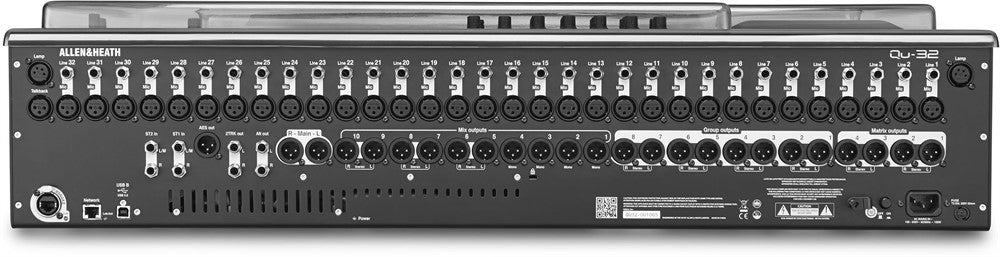 Decksaver Suojus cover Allen & Heath QU-32 -laitteelle
