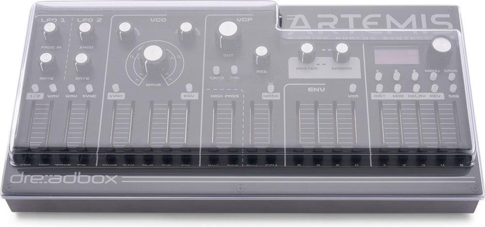 Decksaver-suojus cover Dreadbox Artemikselle