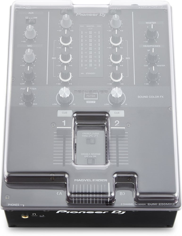 Decksaver Suojaava cover Pioneer DJM-250 MK2 & DJM-450 -laitteille