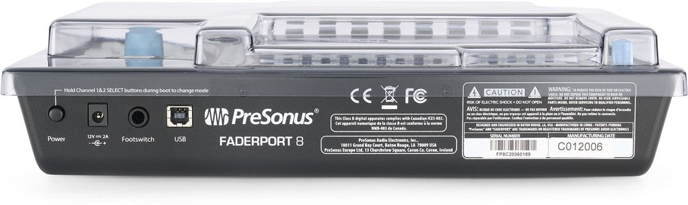 Decksaver Suojus cover PreSonus FaderPort 8 -laitteelle