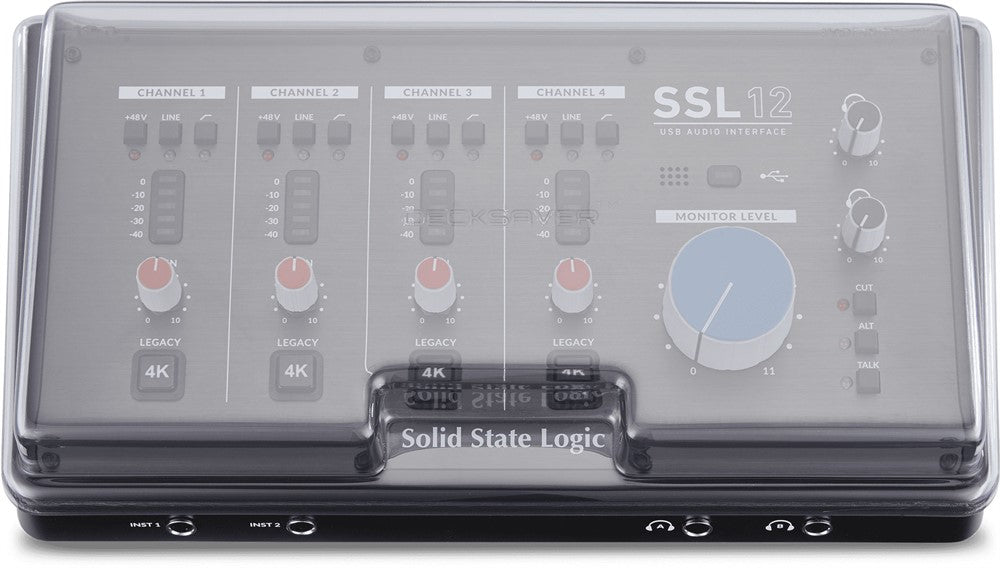 Decksaver Suoja cover tuotteelle Solid State Logic SSL 12