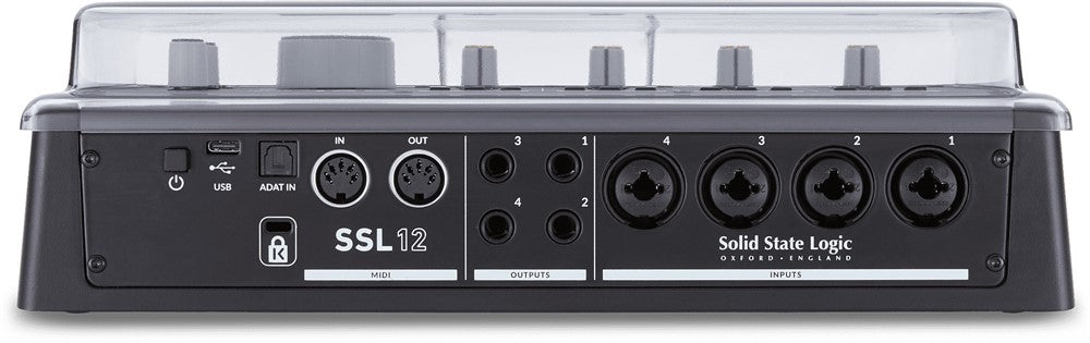 Decksaver Suoja cover tuotteelle Solid State Logic SSL 12