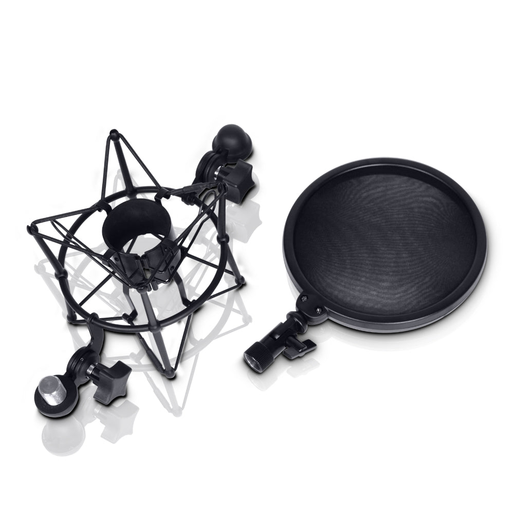 LD Systems DSM 400 Mikrotonit Shock Mount Pop Suodatin