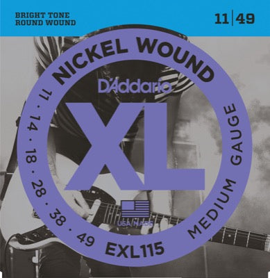 Daddario EXL115 Kitaran Kielet (Medium, 11-49)