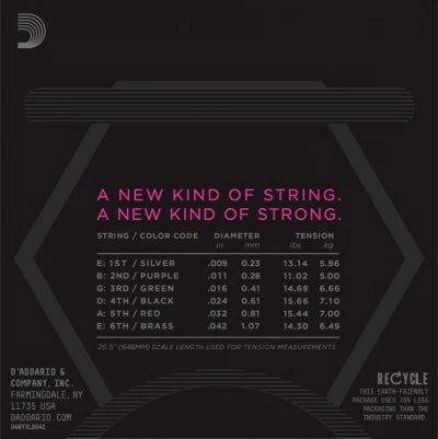 Daddario NYXL Kitaran Kielet (09-42)