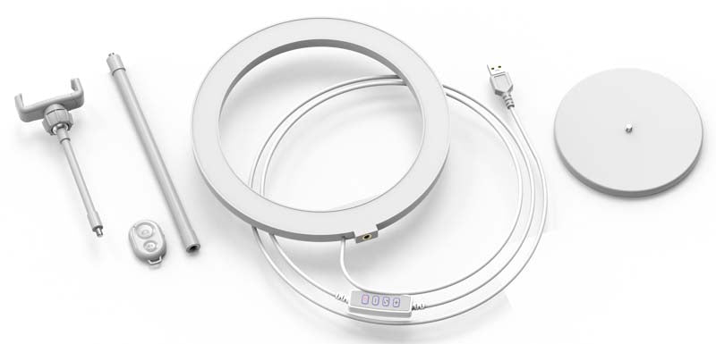 Digipower Tarinani 10" pöytärengasvalo kaukosäätimellä