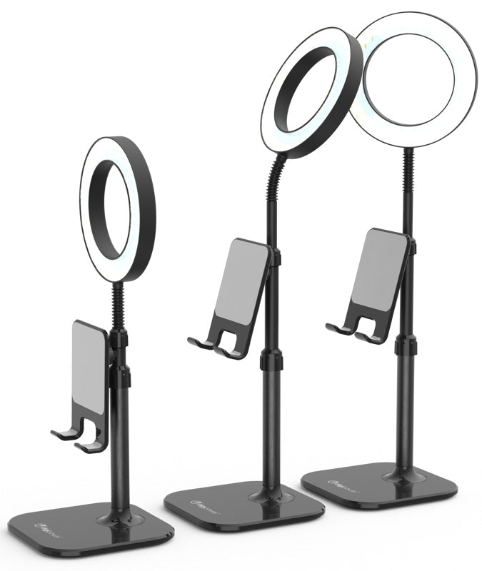 Digipower Success Mobile Holder w. 6" Ringlight -valaisin