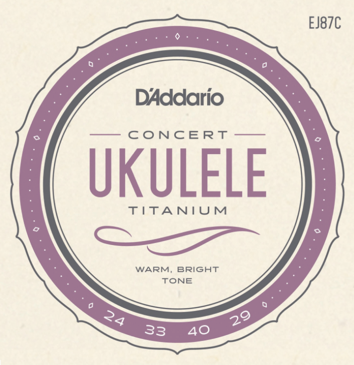 Daddario EJ87C Konsertti Ukulele Kielet