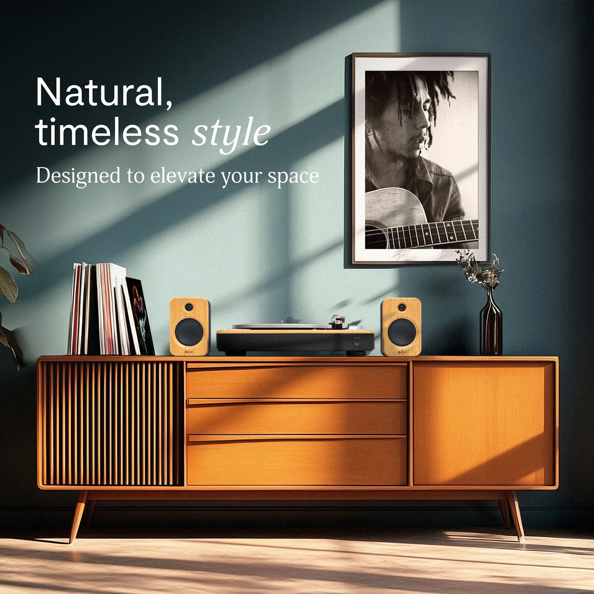 House of Marley Stir It Up Bluetooth Levytsoitin (Musta)