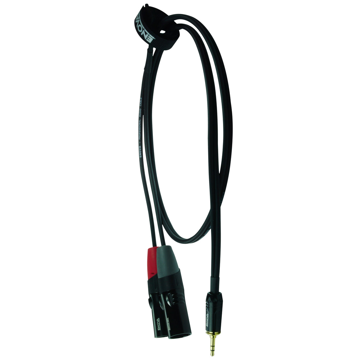 Enova adapter kabel MiniJack > 2 x XLR han, 3 meter